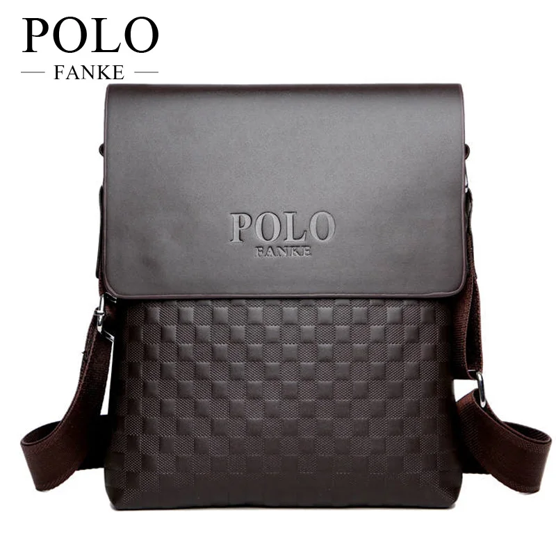 FANKE POLO Men Bag Hot High end Leather Men's Shoulder Messenger Bag