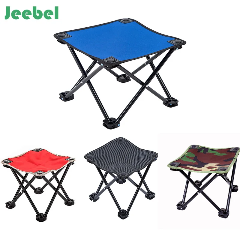

Jeebel Outdoor Furniture Aluminum alloy Folding Chair Fishing Picnic Garden Chair Oxford cloth Seat Outdoor waterproof Stool