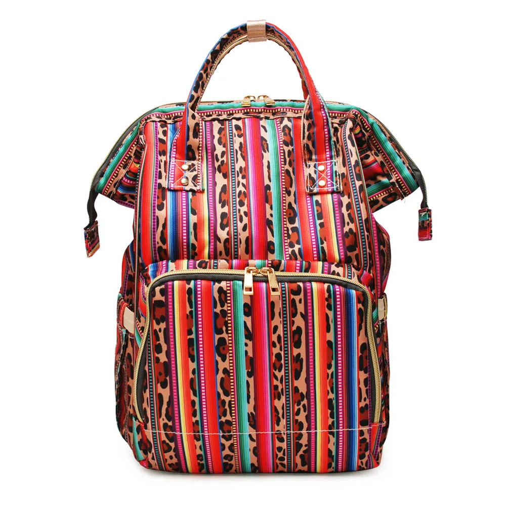 1276-serape leopard diaper backpack (1)