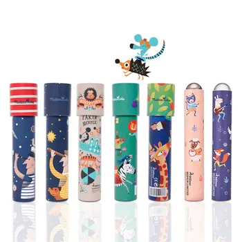 

Cartoon Animals 3D Kaleidoscope Paper Card Prism Educational Colorful World Toys Science Discovery Toys Kids Gifts 1pc