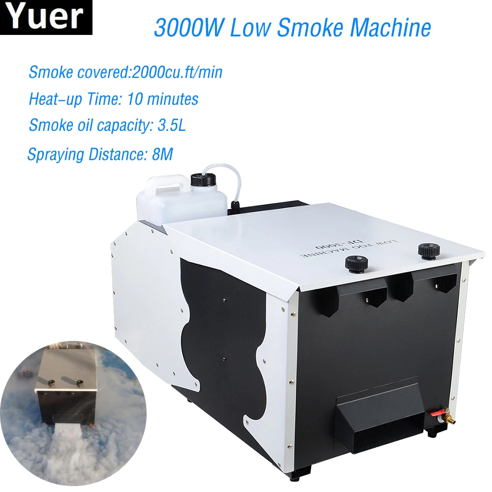 

Wireless Remote Control Fogger 3000W Smoke Machine Fog Machine DJ Disco Party Stage Effect Light Dj Equipment 3000W Fogger