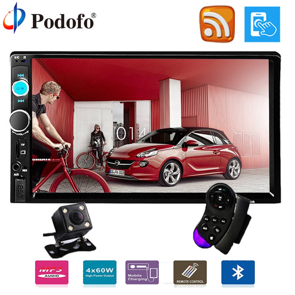 Podofo 2 din car radio 7 Podofo 2 din car radio 7