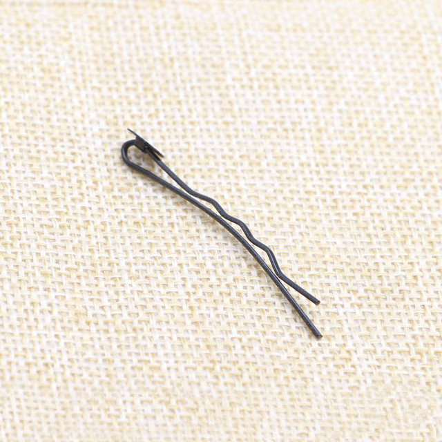 45mm Hair Clip Setting Rhodium Gold Black color Diy Hair Clips Blank Hairpin Base Fit 7/8mm Cabochon Cameo Blanks