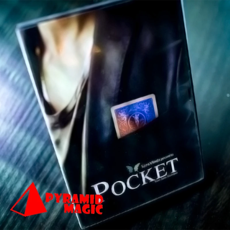 

Pocket (DVD and Gimmick) by Julio Montoro and SansMinds / close-up street card magic trick / wholesale