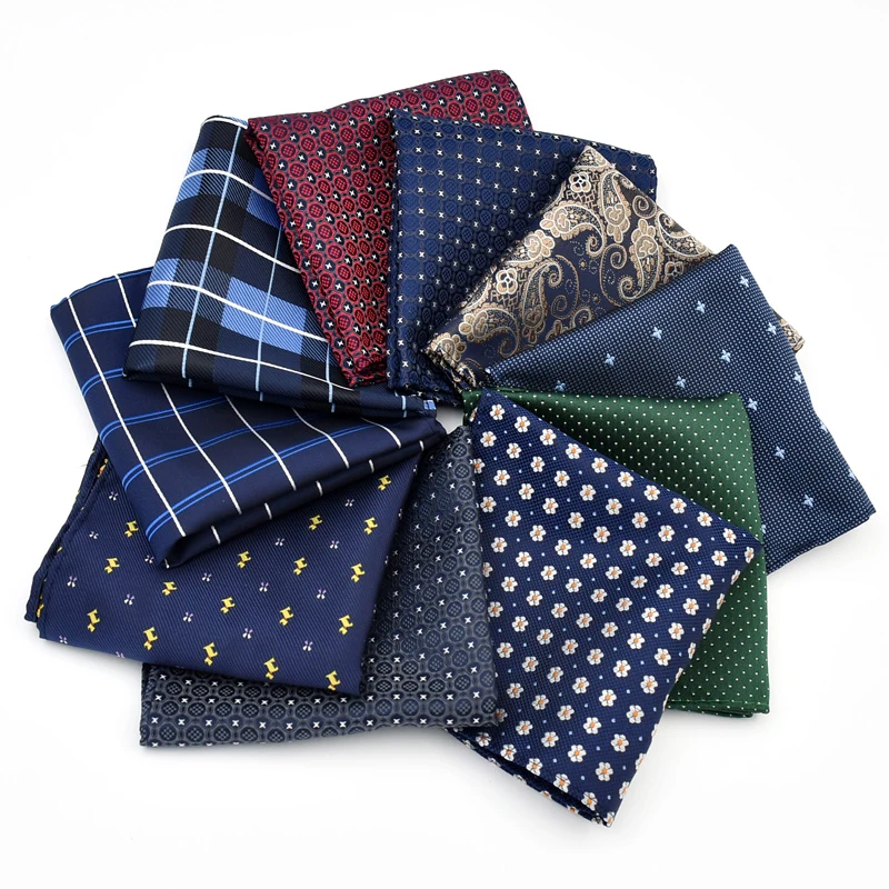 2016 Men Pocket Squares Handkerchief for suit pocket Wedding Polyester