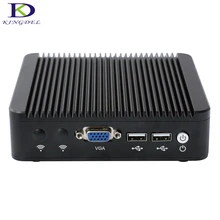 Без вентилятора PC алюминиевый корпус Intel Celeron J1900 Quad Core Mini PC, 4 LAN VGA, USB порт, HTPC