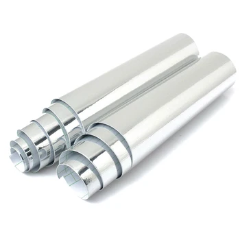 

Mirror Vinyl Wrap Car Sticker Silver Chrome Film Bubble Free Decal Sheet F-Best