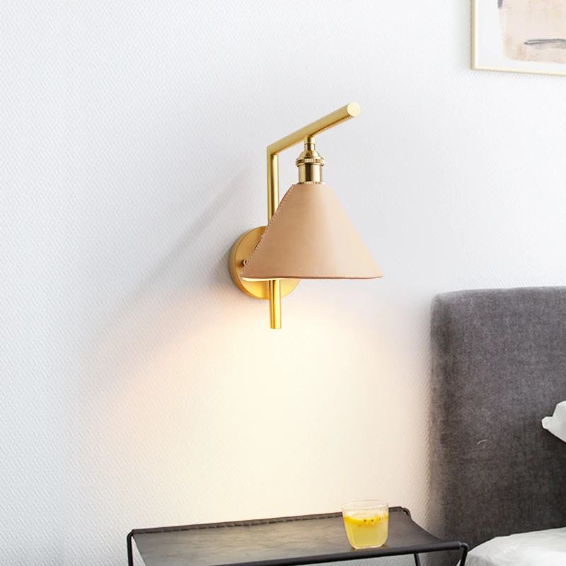

Zerouno Led Wall Light Creative Modern Nordic Leather Wall Sconces Handmade High Quality Expensive Luxury Room Decor Lighting