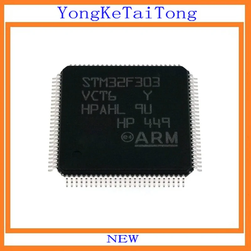 

10PCS/LOT STM32F303VCT6 STM32F303VC STM32F303 32F303 LQFP100