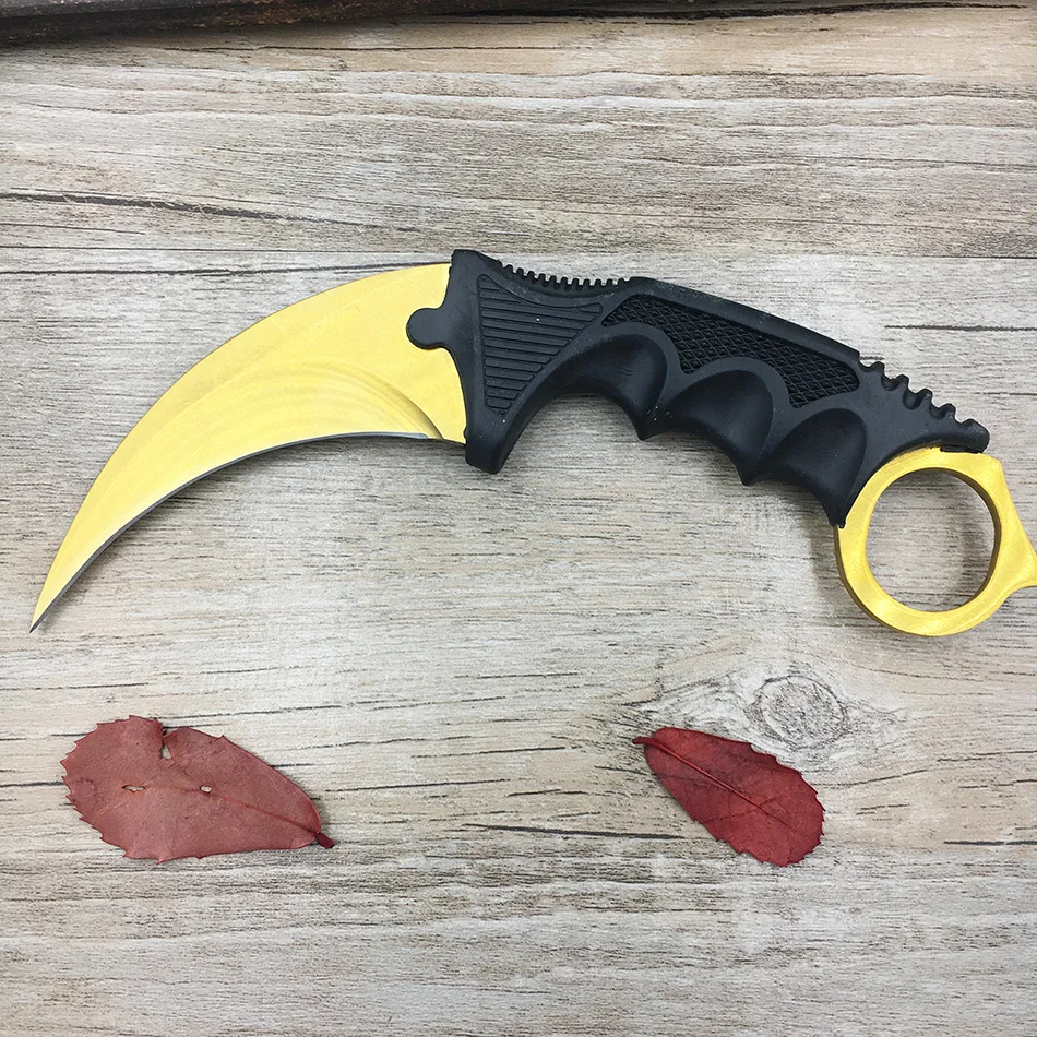 CS GO karambit Real нож в стиле игры Counter Strike коллекционный керамбит кемпинг охота