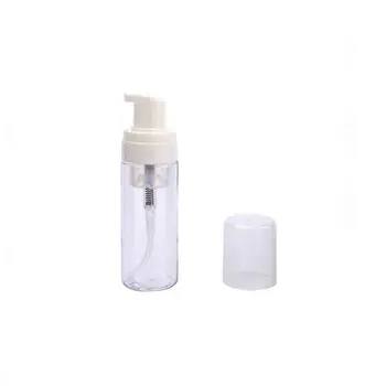 

1 Pcs 50ml Travel Portable Plastic Empty Spray Bottle Shampoo Soap hand Soap Suds Transparent Pump Bottle