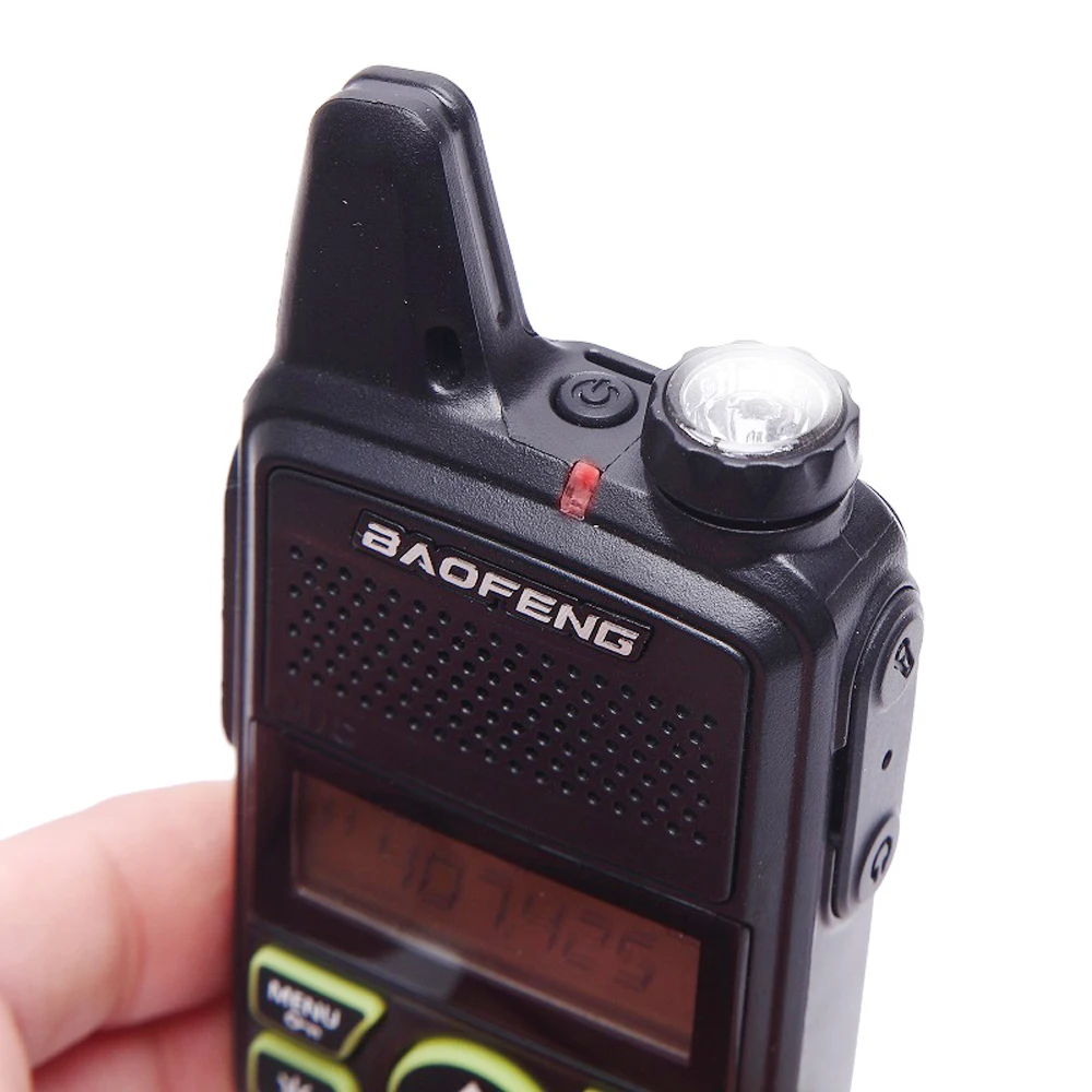 BAOFENG T1 MINI Two Way Radio BF-T1 Walkie Talkie UHF 400-470mhz 20CH Portable Ham FM CB Radio Handheld Transceiver