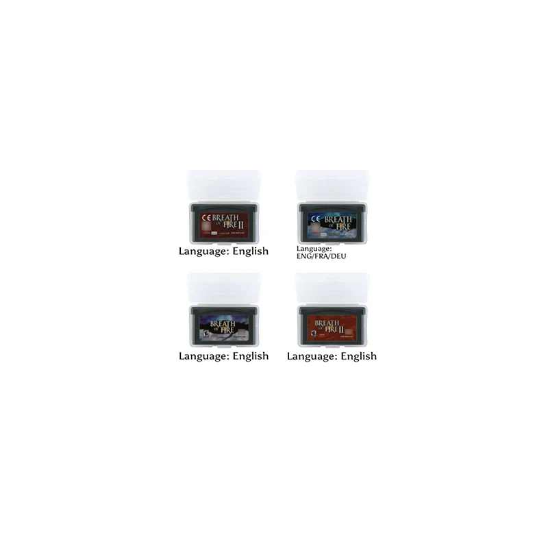 

32 Bit Video Game Cartridge Console Card Breath of Fire Series US/EU Version