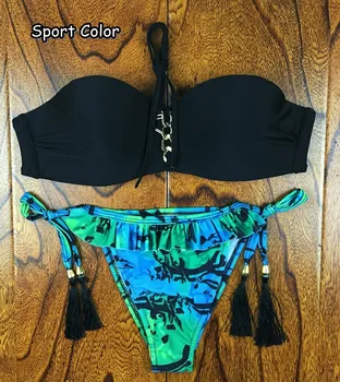 

Women Swimwear Sexy Low Waist Bikinis Set Strappy Design Girls Female Biquini Swimsuit Beachwear Push Up Lady Bath Suit