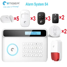 S4 etiger охранной сигнализации 433 мГц диапазон gsm 850/900/1800/1900 мГц сигнализации система