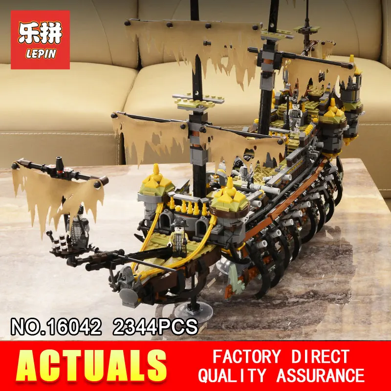 

Lepin 16042 2344Pcs The Slient Mary Set New Pirate Ship Series Children Educational Building Blocks Bricks Toys Model Gift 71042