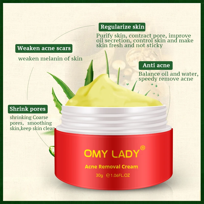 OMY LADY Strentch Marks акне крем для удаления шрамов лечение усадка пор гель отбеливания