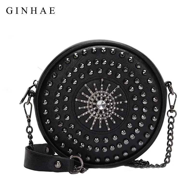 

Luxury Leather Brand Designer Female Messenger Bags Diamonds Clutch Bag 2019 New Arrival Chain Shoulder Crossbody Bags For Women