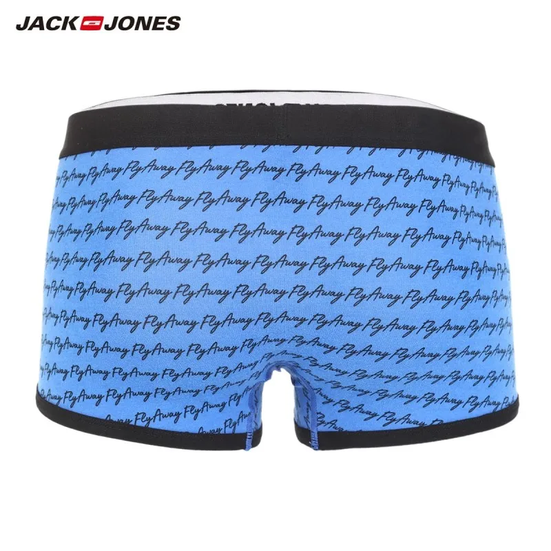 JackJones, мужские удобные боксеры с английскими буквами, нижнее белье, трусы 218392551