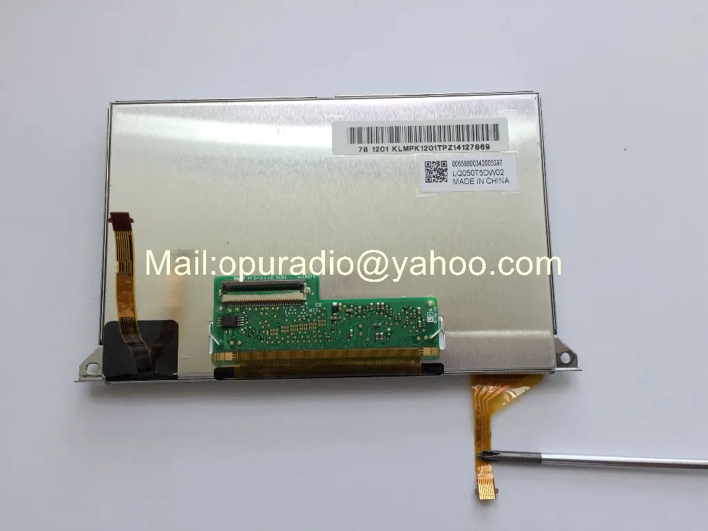 LQ050T5DW02 LCD DISPLAY with Touch screen for Fiat 500L 12 13 FIAT 330 VP2 ECE 636 250 NAVI Bluetooth Phone car radio (4)