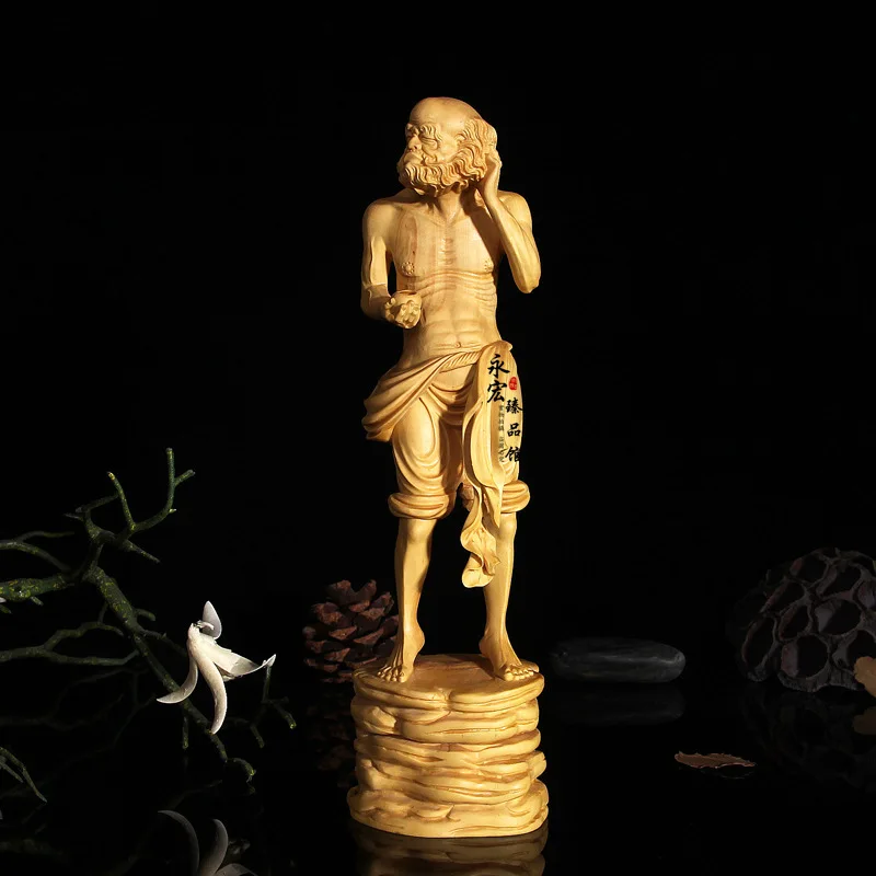 

Wood carved tramp home decoration desktop ornaments(A082)