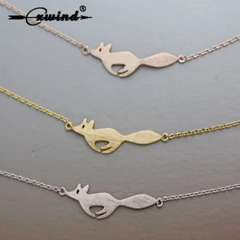 

Cxwind Cute Fashion Running FOX Bracelets for Friendship Jewelry Animal Fox Bracelet Bijoux