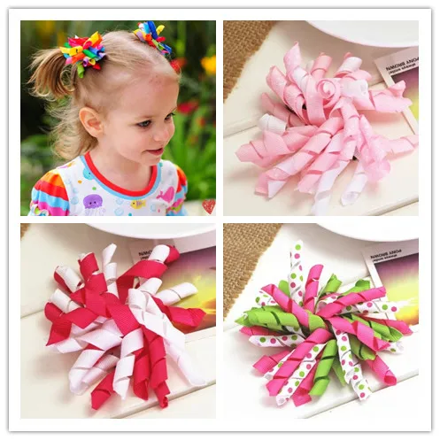 

diy flower korker hair ribbon bow baby girls hair clips for girls women of grosgrain bows for hair children hairpins accessories