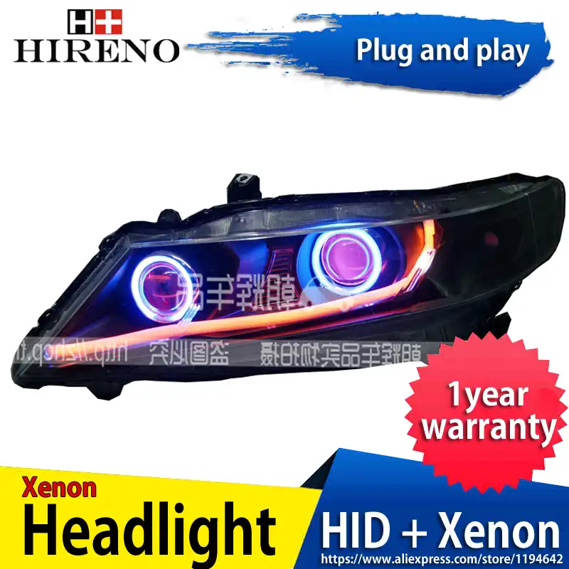 Car Custom Modified Xenon Headlamp For Honda Odyssey Rb3 2009 2011 Headlights Assembly Car Styling Angel Lens Hid 2pcs Xenon Headlamp Car Stylingcar Headlamp Aliexpress