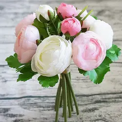 Красивые головки искусственные розы цветы Шелковый Букет Свадебные Гостиная Декоративный букет для бытовой ваза декор DIY