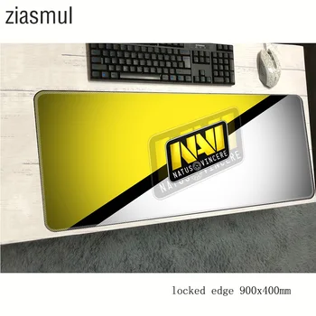 

natus vincere mouse pad 900x400x3mm locked edge mousepads best gaming mousepad gamer High-end large mouse pads keyboard pc pad