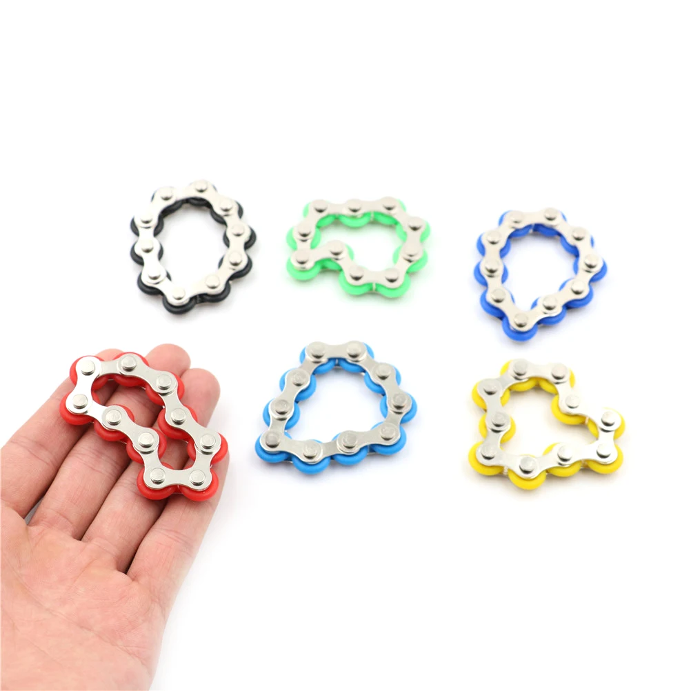 

High Quality Bike Chain Fidget Spinner Bracelet For Autism and ADHD Chaney Fidget Toy Anti Stress Toy For Kids/Adult/Student