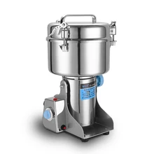 2500 г SUS 304 нержавеющая сталь высокая скорость электрическая шлифовальная машина, лекарственные травы крупы кофе сухой пищевой порошок дробилка мельница