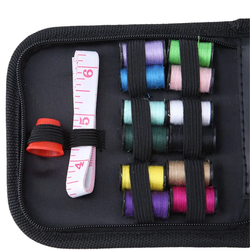 12 Needle Portable Mini Travel Household Sewing Box Set Sewing Kit Storage Bags Sundries Organizer Home Tools EJ878479