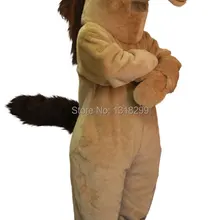 Талисман Коричневый Mustang Лошадь костюм талисмана необычные платья пользовательские фантазии косплей костюм тема mascotte карнавальный костюм комплекты