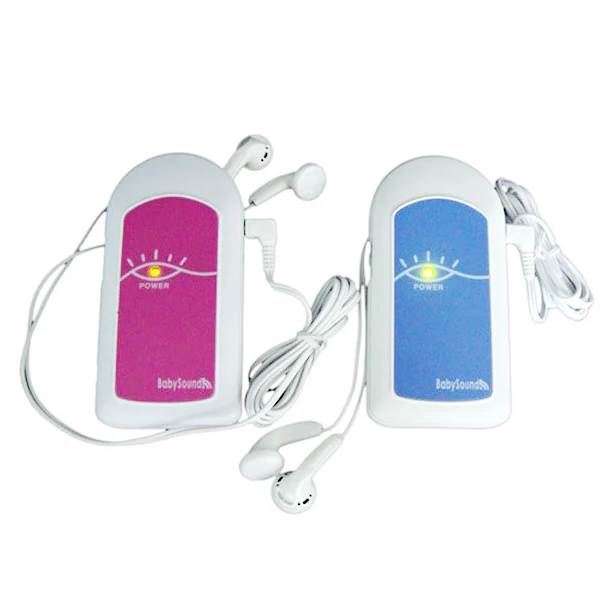 

AngelSounds CE FDA Mini Fetal Doppler Pocket Ultrasound Prenatal Fetal Detector Portable Baby Heart Rate Monitor Free shipping
