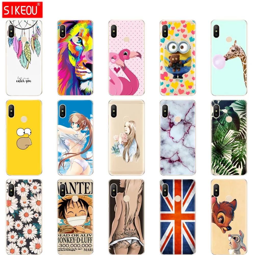 

silicone case for Xiaomi MI A2 LITE Case Full Protection Soft tpu Back Cover Phone Cases For Xiomi MI A2 LITE bumper Coque