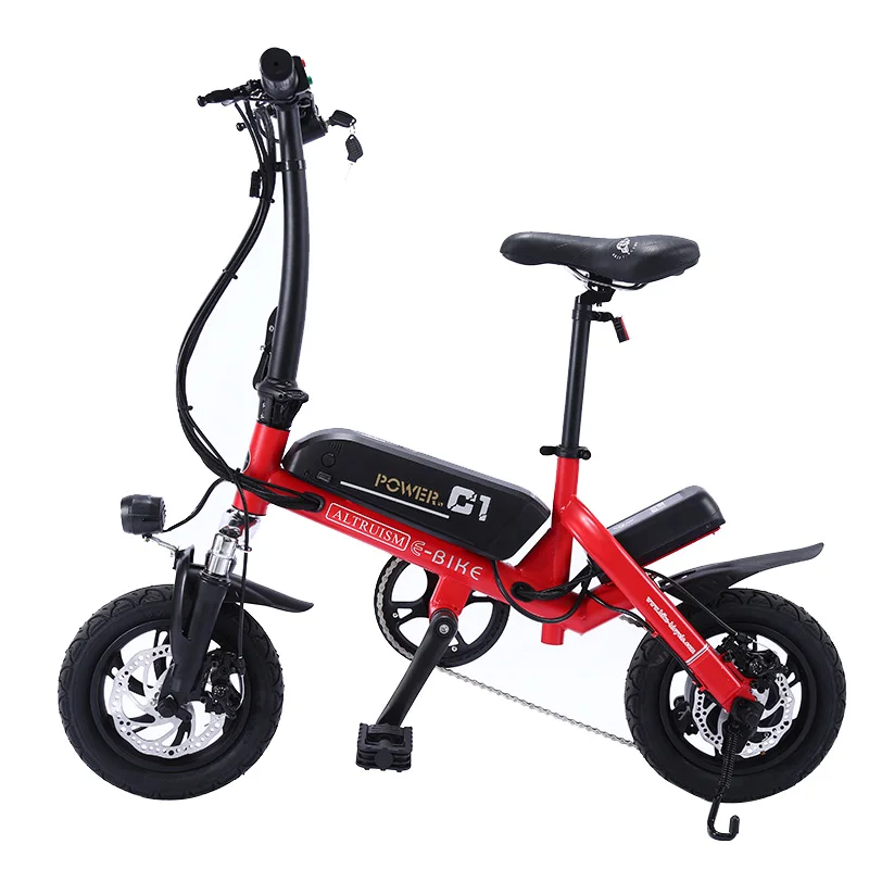 ALTRUISM C1 12 дюймов Умный складной мини электрический велосипед Ebike 36 В литиевая