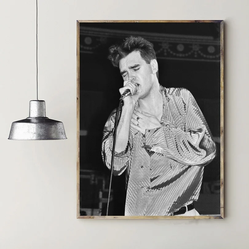 

Morrissey Music Star Art Silk Home Room Wall Printing Decoration 60x90cm