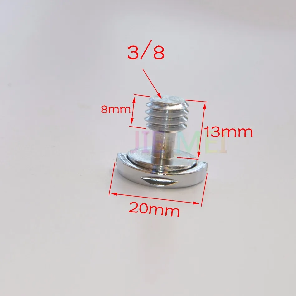 

Accessories 3/8 D-Ring Screw Fr DSLR Camera Tripod Quick Release Plate Baseplate Rig