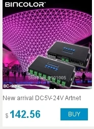 Новое поступление DC5V-24V Artnet Eternet для SPI/DMX pixel Светодиодный светильник контроллер выходной ток 4 канала 7Ax4CH/16 каналов 3Ax16CH