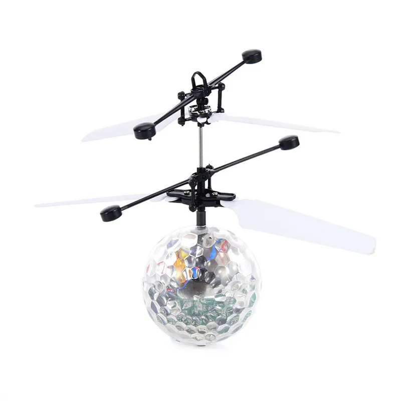 Горячая rc игрушки epochair RC летающий мяч беспилотный вертолет мяч встроенный сверкающих Светодиодное освещение для детей и подростков красочные полетах