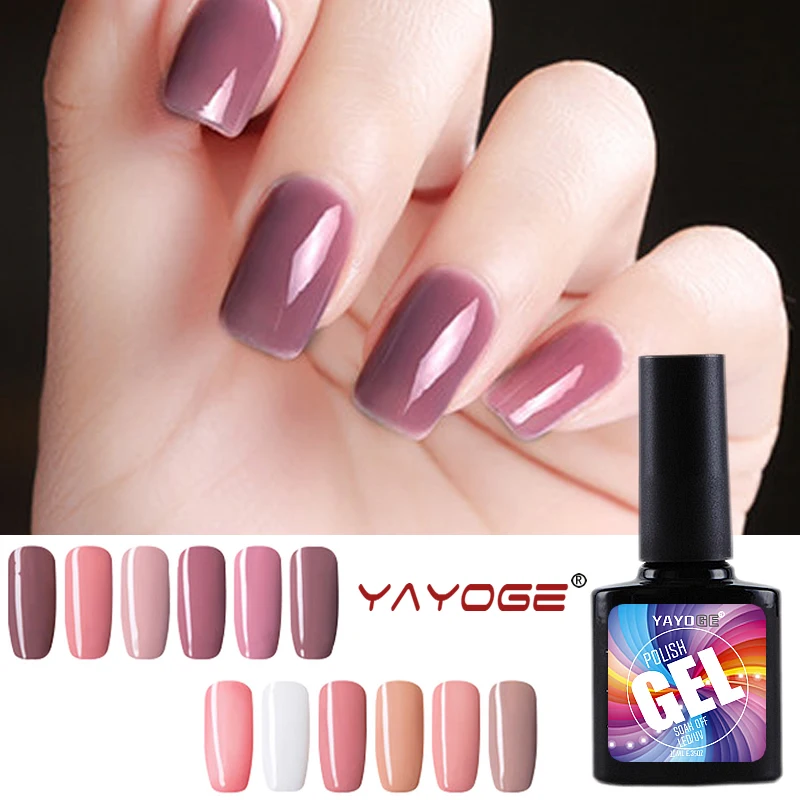 Yayoge Nail Gel Polish Varnish Elegant Naked Series Ml Color Uv Led Long Lasting Lacquer