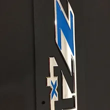 Z71 4x4 Логотипы марок автомобиля для Chevy Silverado Sierra chrome+ синий