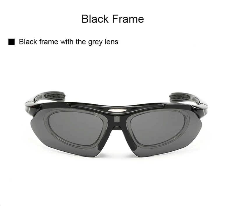 Polarized Cycling Sunglasses Outdoor Sport Windproof eyewear Mountain Bike Motorcycle Sun glass accessories 1 frame 5 lens/lot