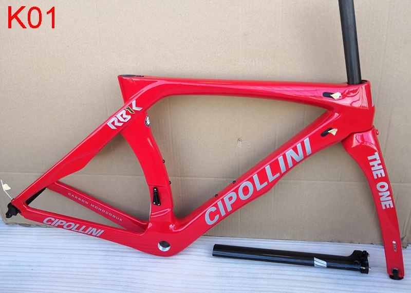 Perfect 2018 newest carbon road bike frame black grey Cipollini RB1K THE ONE Carbon Road Frame free shipping di2 bike carbon road frame 4