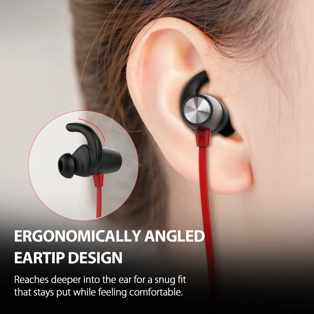  Ship from RU dodocool Wireless Earphone Magnetic Bluetooth Earphone Stereo Sports Headphone with Mic for iPhone X 8 7 Xiaomi