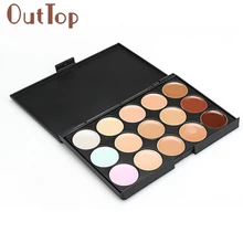 15 цветов крем для лица макияж консилер палитра Профессиональный+ 20 шт набор кистей для макияжа jan10