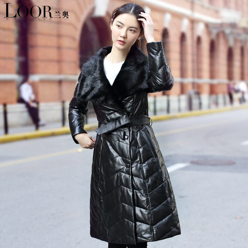 2017 new jacket women's winter Genuine Leather women Leather clothing