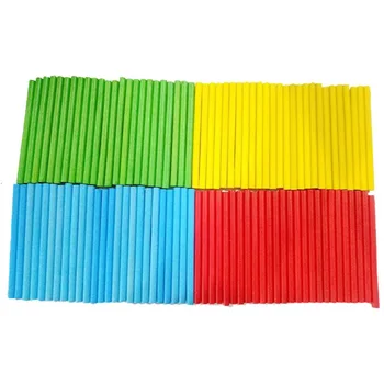 

Baby Matching Toys 100 Wooden Children Arithmetic Learning Number Counting Stick Useful For Kids High Quality