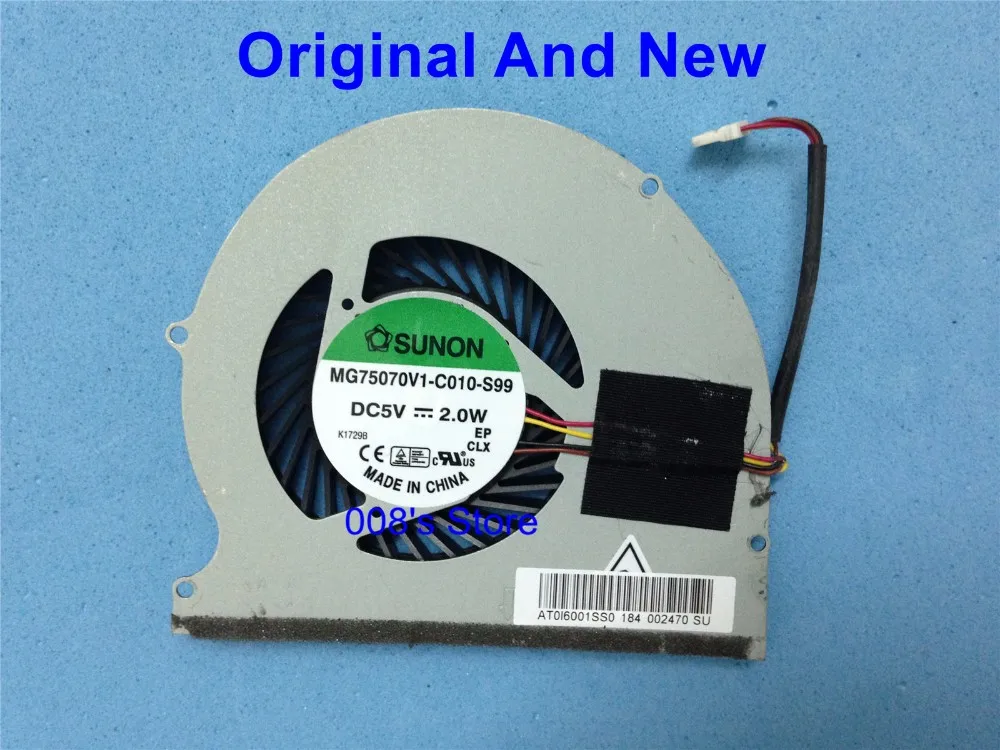 

New Notebook CPU Cooler Fan For ACER Aspire 3830TG 3830T 3830 4830T 4830TG MG75070V1-C010-S99 2.0W Radiators 4 Pins
